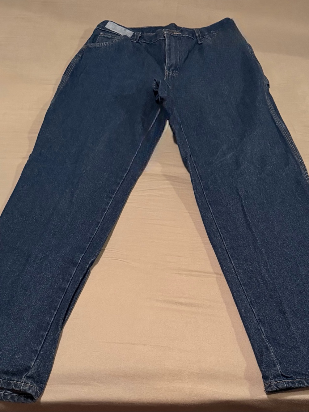 Dickies Men's Straight Jeans in Dark Blue